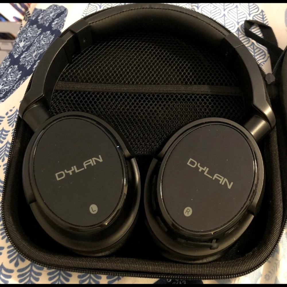 Dylan QY-V6BTL On-Ear Bluetooth headphones ~ Case & Instruction Manual included